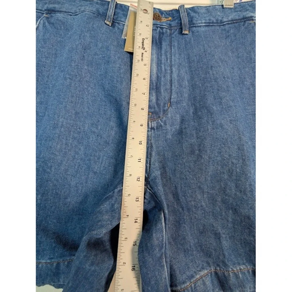 NWT‎ J. Crew Cotton/Linen Denim Shorts Mens 33 (FITS 35) Relaxed 8